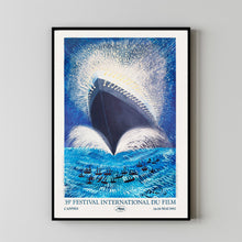 Cannes Film Festival Movie Poster Print, Canvas Wall Art, Room Decor, Movie Art