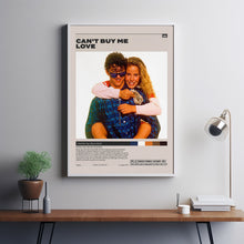 Can't Buy Me Love, Steve Rash, Minimalist Movie Poster,Home decor