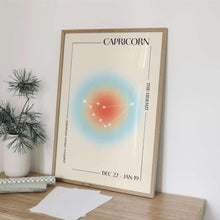 Capricorn Wall Art  Astrology Art Print  Capricorn Zodiac Poster  Spiritual Wall Art   High Quality 1556158600