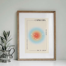 Capricorn Wall Art  Astrology Art Print  Capricorn Zodiac Poster  Spiritual Wall Art   High Quality 1556158600