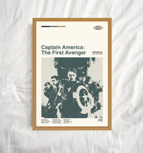 Captain America The First Avenger Poster, Captain America Movie, Retro Movie Poster, Abstract Poster, Retro Poster, Minimalist Art 1686636130