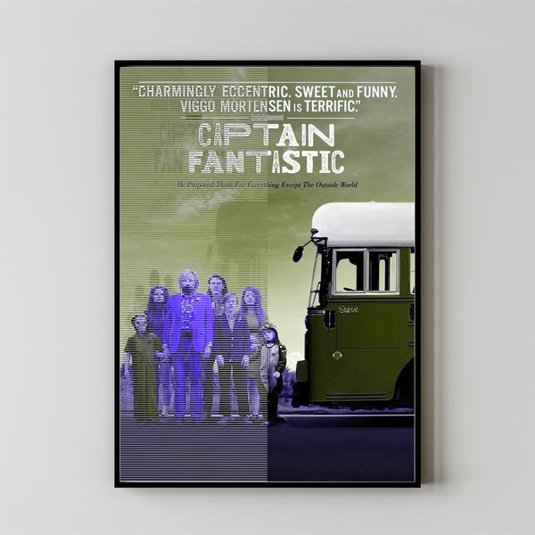 Captain Fantastic Movie Poster,Film Fan Collectibles,Vintage Movie Poster,Home Decor,Wall Art,Poster Gifts