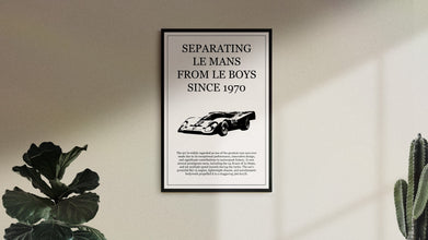 Car Enthusiast Retro Porsche 917 Print, Car Enthusiast car and driver Wall Art, Trendy Headline Poster 1445140203