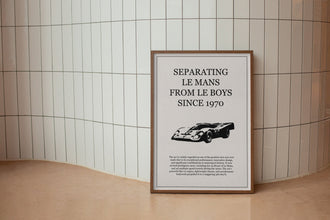 Car Enthusiast Retro Porsche 917 Print, Car Enthusiast car and driver Wall Art, Trendy Headline Poster 1445140203
