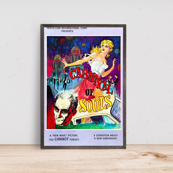 Carnival of Souls 1962 Movie Poster, Room Decor, Home Decor, Art Poster for Gift 1681776910