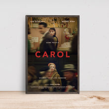 Carol Movie Poster Classic Film - Room Decor Wall Art - Canvas Fabric Print - Poster Gift 1600750429
