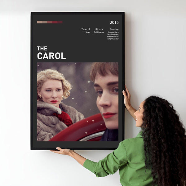 Carol Movie Poster  Minimalist  Midcentury Poster  Wall Art Print  Retro Movie Poster 1744193811 - Copy (2)