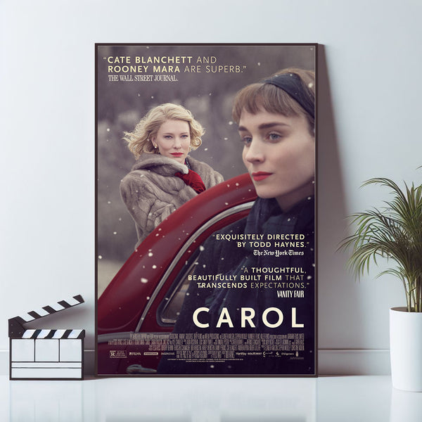 Carol Movie Poster, Canvas material poster, High Quality Print, Home Decor, Art Poster For Gift, Wall Art Print, keepsake 1643952344