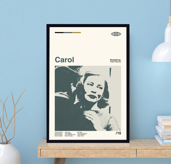 Carol Movie Poster, Todd Haynes, Retro Movie Poster, Abstract Poster, Retro Poster, Minimalist Art, Vintage Poster, Gifts For Him 1686637646