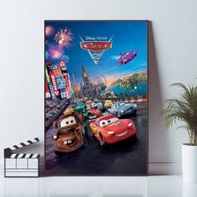 Cars 2 Movie Poster, Wall Art Prints, Art Poster, Canvas Material Gift, Keepsake, Home Decor, Live Room Wall Art 1619156950