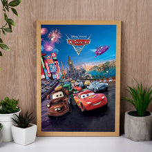 Cars 2 Movie Poster, Wall Art Prints, Art Poster, Canvas Material Gift, Keepsake, Home Decor, Live Room Wall Art 1619156950