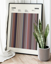 Cars Movie Barcode Print, Cars Print, Cars Poster, Cars Wall Art, Cars Art Print, Cars Frames Print, Movie Buff Gifts, Movie Posters 1631622577