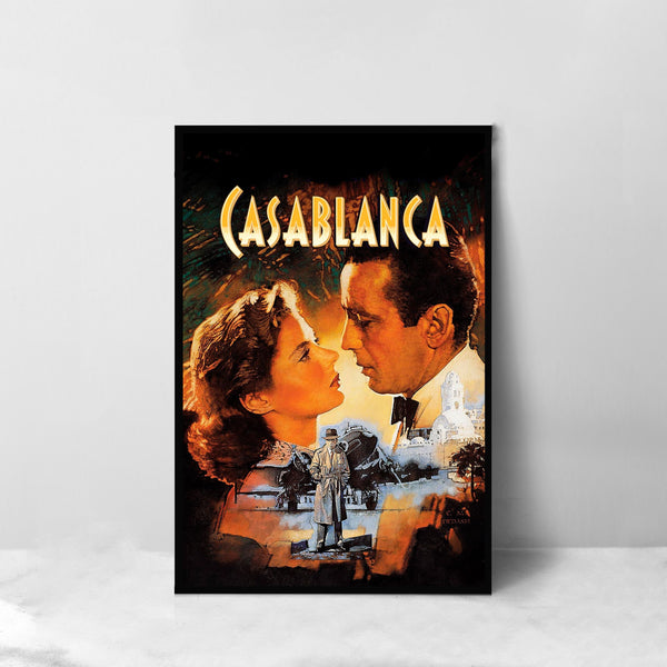 Casablanca Movie Poster - High Quality Canvas Art Print - Room Decoration - Art Poster For Gift 1620510097