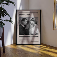 Casablanca Movie Poster, Claude Rains Wall Art, Minimalist Wall Decor, Mid Century Design, High Quality Film Print, Gift for Movie Lovers 1761805033