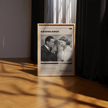 Casablanca Movie Poster, Claude Rains Wall Art, Minimalist Wall Decor, Mid Century Design, High Quality Film Print, Gift for Movie Lovers 1761805033