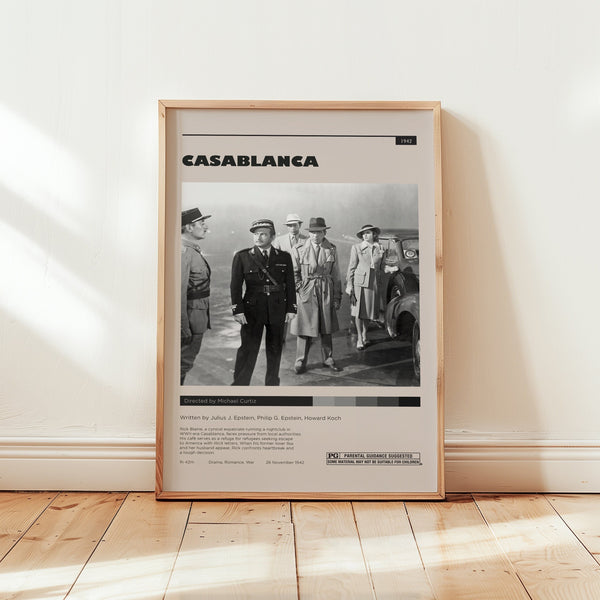 Casablanca Movie Poster, Ingrid Bergman Wall Art, Minimalist Wall Decor, Hollywood Film Print, Gift for Movie Lovers 1747614068