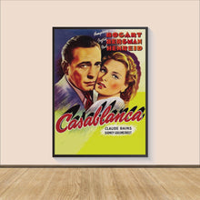 Casablanca (1942) Movie Poster Print, Canvas Wall Art, Room Decor, Personalized gift, Gifts for HimHer, Wall Art Print 1554954398