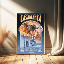 Casablanca   Movie Poster- Room Decor Wall Art - Canvas Fabric Print - Poster Gift 1654608837