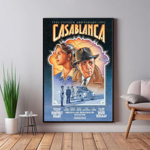 Casablanca   Movie Poster- Room Decor Wall Art - Canvas Fabric Print - Poster Gift 1654608837