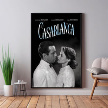Casablanca   Movie Poster- Room Decor Wall Art - Canvas Fabric Print - Poster Gift 1519127399