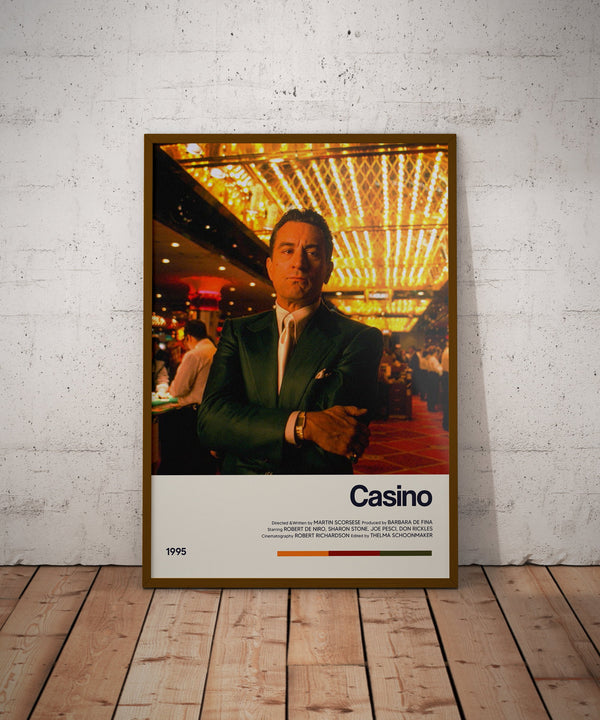 Casino Movie Poster - Modern Movie Poster Print - Wall Art Poster Decor - Movie Posters Art - Vintage Poster Art - Minimalist Movie Poster 1653869630