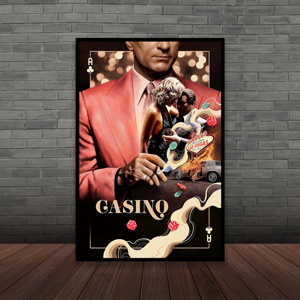 Casino Movie Poster, Wall Art, Room Decor, Home Decor, Art Poster Gifts, Poster custom Canvas printing 1590322920