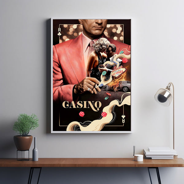 Casino Poster Art Print Movie Posters Gift for Movie lovers