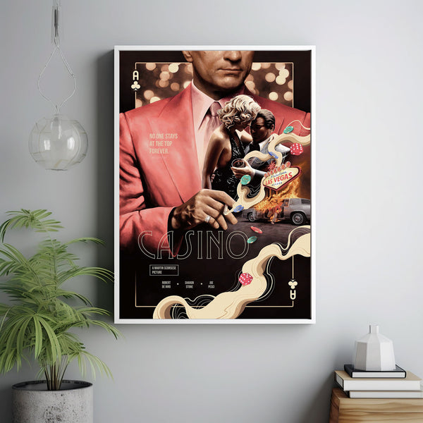 Casino Poster Art Print Movie Posters Gift for Movie lovers 1