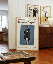 Casino Royale James Bond Wall Art Print - Daniel Craig Film Poster - American Cinema - Midcentury Art 1448398687