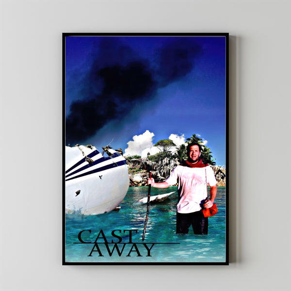 Cast Away Movie Poster, Room Decor, Home Decor, Art Poster for Gift