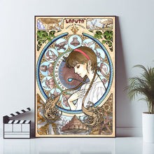 Castle in the Sky Movie Poster, Home Decor, Canvas Material Gift, Live Room Wall Art, High Quality Reproduction, Keepsake 1614701336
