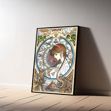 Castle in the Sky Movie Poster, Home Decor, Canvas Material Gift, Live Room Wall Art, High Quality Reproduction, Keepsake 1614701336