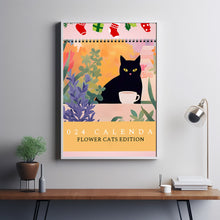 Cat Wall Calendar, Wall Calendar Art, 2024 Wall Calendar, 12 Month Calendar, Monthly Calendar, Illustrated Calendar, Christmas Gift 2