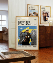 Catch Me If You Can Movie Poster - Midcentury Wall Art Print - Minimalist Retro Movie Poster - Midcentury Modern Home Decor 1434847642