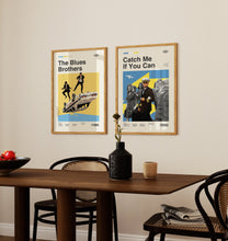 Catch Me If You Can Movie Poster - Midcentury Wall Art Print - Minimalist Retro Movie Poster - Midcentury Modern Home Decor 1434847642