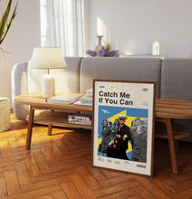 Catch Me If You Can Movie Poster - Midcentury Wall Art Print - Minimalist Retro Movie Poster - Midcentury Modern Home Decor 1434847642