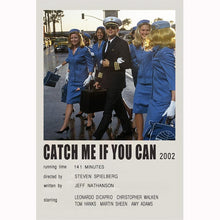 Catch Me If You Can (2002) Movie Poster Canvas Poster Minimalist Poster Art Print Gifts for Lover Mural Painting Home Decoration 1771408455
