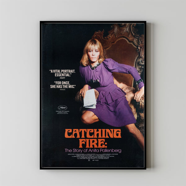 Catching Fire The Story Of Anita Pallenberg Movie Poster Print, Canvas Wall Art, Room Decor, Movie Art
