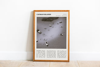 Cayman Islands Wall Art Poster  Cayman Islands Black White Poster  Poster  Art Gift 1665763761