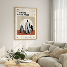 C'era una volta il West Movie Poster  Minimalist  Midcentury Poster  Wall Art Print  Retro Movie Poster 1716277964