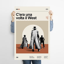 C'era una volta il West Movie Poster  Minimalist  Midcentury Poster  Wall Art Print  Retro Movie Poster 1716277964