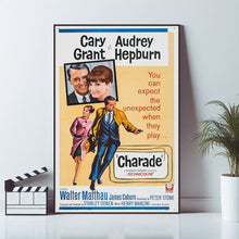Charade Movie Poster, Wall Art Prints, Canvas Material Gift, Home Decor, Live Room Wall Art, Keepsake 1638870490