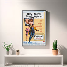 Charade Movie Poster, Wall Art Prints, Canvas Material Gift, Home Decor, Live Room Wall Art, Keepsake 1638870490