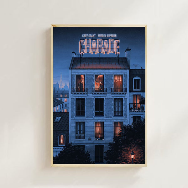 Charade (1963)-  Movie Poster (Regular Style)Art  printing, Home Decor, Art Poster for Gift，Canvas Poster 1591861491