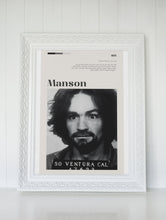 Charles Manson Mugshot Poster Wall Art Seril Killer Quote Criminal Cult Leader Poster  Art Gift Wall Art 1550227170