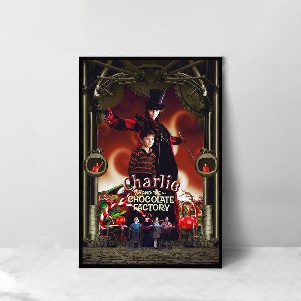 Charlie and the Chocolate Factory Movie Poster - High Quality Canvas Art Print - Room Decoration - Art Poster For Gift 1659461755