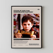 Charlie and the Chocolate Factory Poster,Tim Burton, Minimalist Movie Poster