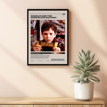 Charlie and the Chocolate Factory Poster,Tim Burton, Minimalist Movie Poster