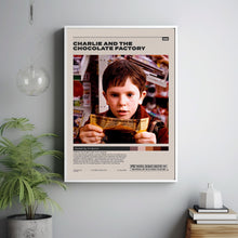 Charlie and the Chocolate Factory Poster,Tim Burton, Minimalist Movie Poster