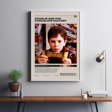 Charlie and the Chocolate Factory Poster,Tim Burton, Minimalist Movie Poster